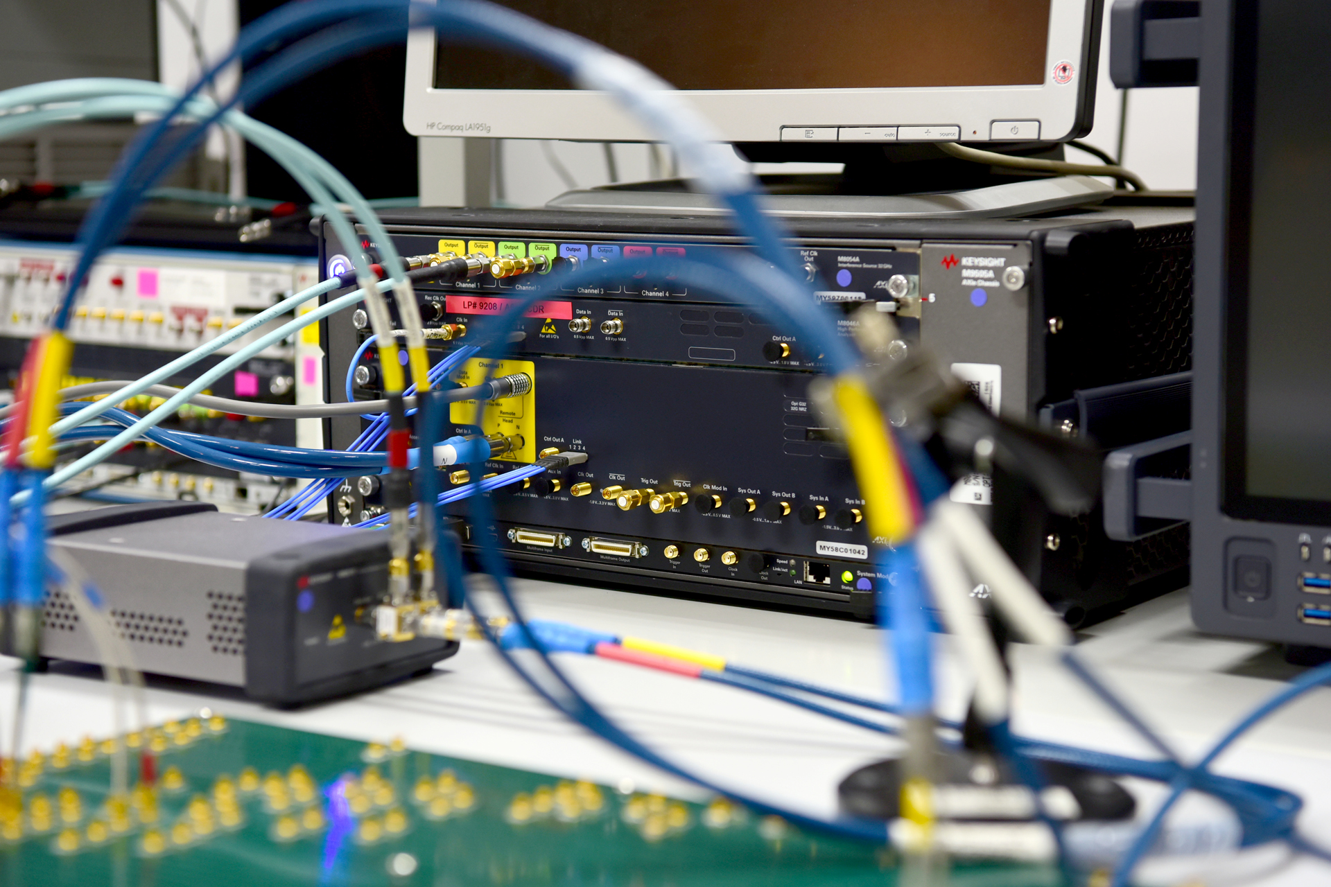 Einrichten einer PCIe Rx Kalibrierung mit Keysight Oszilloskop and Bit Error Ratio Tester (BERT) mit front end remote head